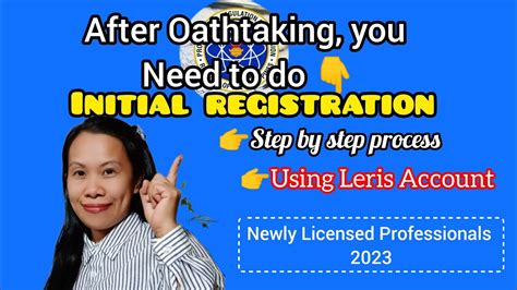 leris initial registration
